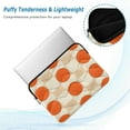 thumbnail image 2 of FORMRS 15-15.6 inch Laptop Sleeve Case Soft Carrying Quilted Computer Bag Cover, Orange Geometric Circles, 2 of 7