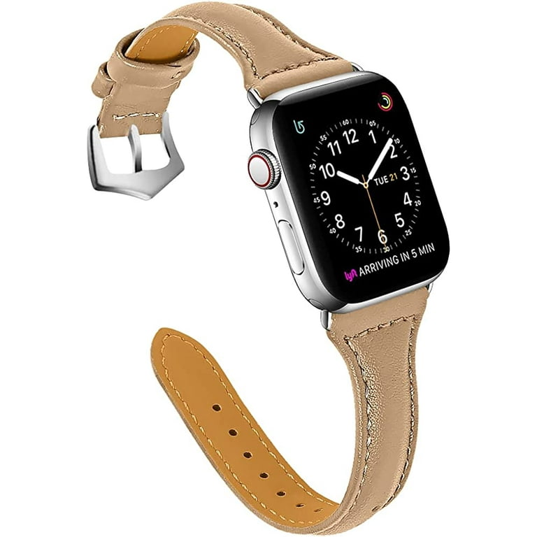 Apple Watch Band for Women,Compatible with Apple Watch Band 44mm 42mm 40mm  38mm,Leather Replacement Band Compatible with Apple Watch Series  6/5/4/3/2/1, iWatch SE (brown c, 42/44mm) - Coupon Codes, Promo Codes, Daily