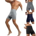 thumbnail image 1 of Blekii Men's High Waist Compression Underwear, Tummy Control Boxer Briefs for Sports, Warm Thermal Pants for Layering, Solid Color Comfort Trunks, Supportive Base Layer for Workouts, 1 of 5