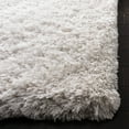 thumbnail image 4 of SAFAVIEH Atlantic Kennedy Solid Wool Shag Area Rug, Ivory, 5' x 8', 4 of 11