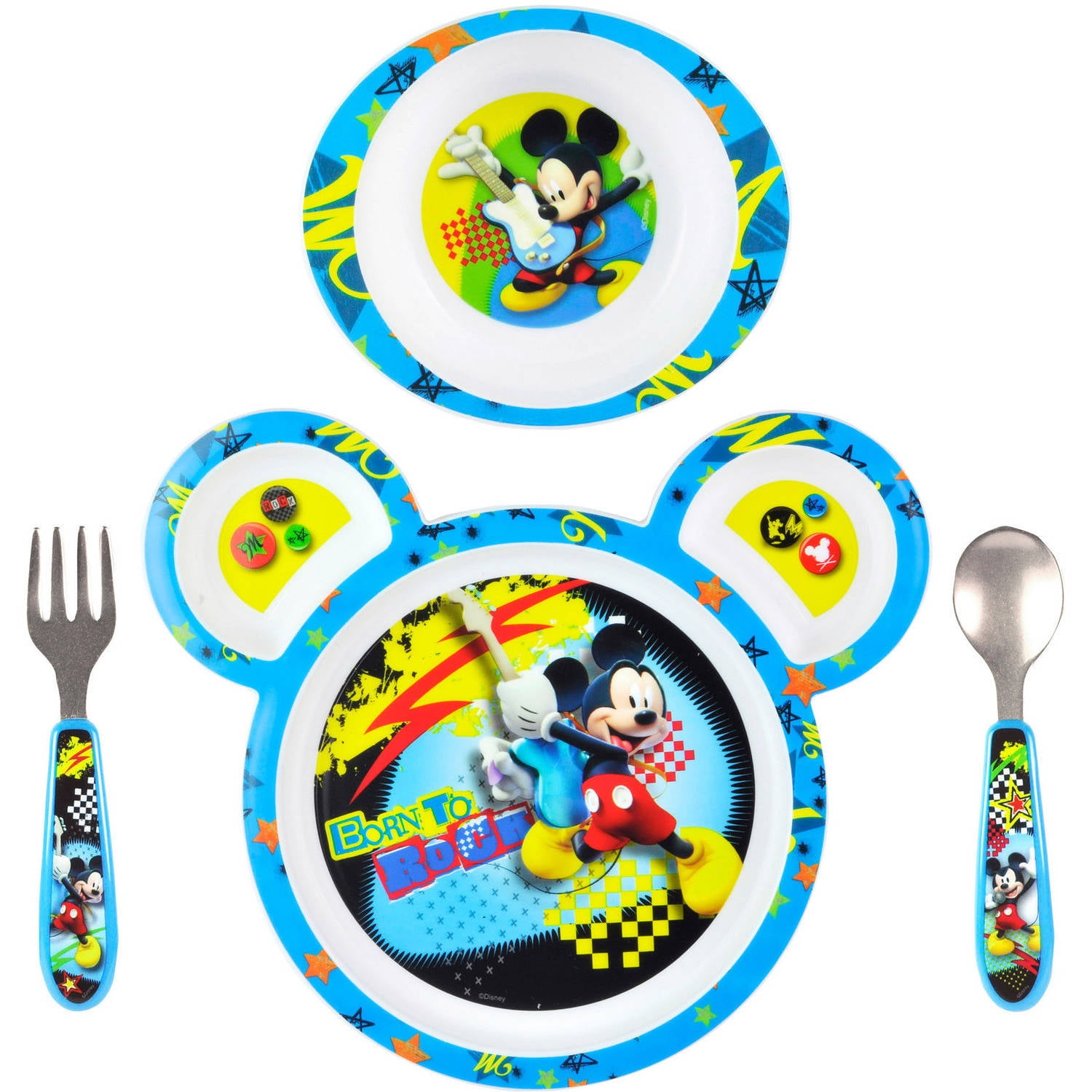 the first years disney baby mickey mouse 4 piece feeding set