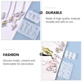 thumbnail image 6 of WEUVEB 2PCS Silicone Resin Necklace Molds for Jewelry Making, Keychain Pendants Crafting Supplies, 6 of 8