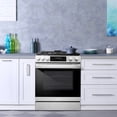 thumbnail image 2 of 30 in Freestanding 6.1 cu ft Gas Range with 5 Sealed Burners in Stainless Steel, 2 of 15