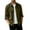 Army Green, variant on Mens Corduroy Button Down Shacket Long Sleeve Lightweight Overshirt with Pockets Casual Fall Winter Blue L