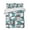 Green, variant on Quilts Queen Size, Abstract Aqua, Soft Comforter Bedding Set for Bed, Modern Grey White Geometric Lightweight Quilted Bedspread with Pillow Cover(2 Pieces) for All Season, 90x96 Inch