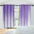 thumbnail image 2 of AOFOTO Purple Blackout Curtains Grommet Window Drapes for Living Room Bedroom ,2 Panels of 52''W x 108''L, 2 of 5