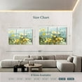 thumbnail image 4 of Elephant Stock Field Of Poppies Bright Wall Art - Horizontal Multi Panel Canvas - Living Room Wall Decor - Floral And Botanical Multi Panel - Blue And Gray Decor By Danhui Nai - 74" x 48", 4 of 8