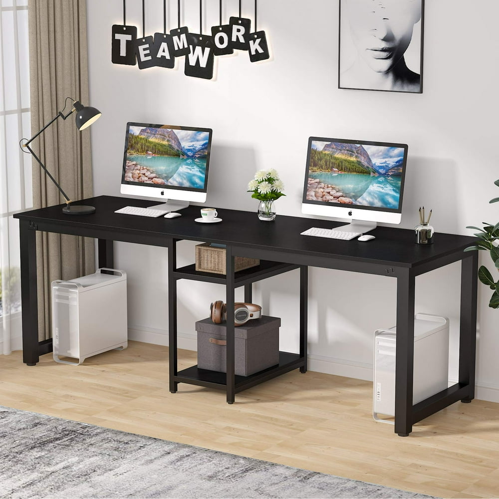 Tribesigns 94.5 inch Two Person Desk, Extra Long Double Computer Desk