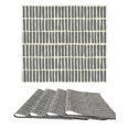 thumbnail image 1 of Manteles Individuales para Mesa, 4 pz Tapete Rectangular de Tela Fina Premium, Resistente e Impermeable, Medida 35 cm x 45 cm, 1 of 4