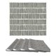 thumbnail image 1 of Manteles Individuales para Mesa, 4 pz Tapete Rectangular de Tela Fina Premium, Resistente e Impermeable, Medida 35 cm x 45 cm, 1 of 4