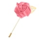 thumbnail image 1 of Uxcell 1-Pack Insignias de Flor para Hombres, Broches de Rosa con Hoja Dorada para Novios en Bodas/Bailes/Fiestas [Rosa Oscuro], 1 of 7