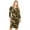 Camouflage, variant on Lady's Camouflage Bodycon Midi Dress, S