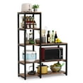 thumbnail image 4 of Tribesigns 5-Tier Kitchen Bakers Rack with Utility Storage Shelf, Freestanding Microwave Oven Stand Kitchen Spice Rack Shelf Organizer, 4 of 6