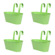 thumbnail image 1 of Macetas Colgantes Metal Macetero para Barandilla Valla Balcón () Verde, 1 of 9