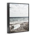 thumbnail image 2 of Stupell Industries Contemporary Boat on Beach Coast Black Framed Giclee Art, 11 x 14, by Incado, 2 of 6