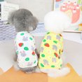 thumbnail image 4 of Visland Pet Romper Ultra Soft Breathable All-season Puppy Spring Summer Cartoon Print Four-legged Jumpsuit for Daily Wear, 4 of 8