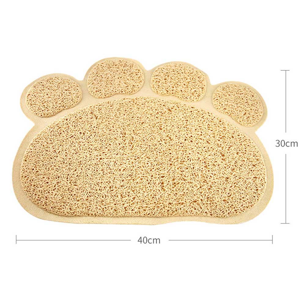 Cats Litter Trapping Mats Pads 30*40cm PVC Elastic Fiber Mats for Cats