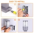 thumbnail image 2 of Matsuzay Lámpara de pared impermeable 12W cubierta redonda Vintage cabeza única jardín luz exterior pared negro IP65 exterior E27 enchufe Iluminación y accesorios Numero 5 Matsuzay HA025536-05, 2 of 6