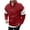 Red, variant on KHONTS Men's Quarter Zip Sweatshirt Loose Fit Western Fashion Long Sleeve Work Lightweight Casual Pullover Tops White XL