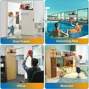 Babyltrl Indoor Kids Basketball Hoop,Mini Toddlers Wall Mounted Basketball Hoop with Electronic Scoreboard,Basketball Toys Suit for Door/Pool/Outdoor