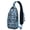 Sky-blue-28, variant on Abstract Ink Style Sling Backpack, Artistic Crossbody Daypack in Bohemian Aesthetic for Students, Travelers, Gym