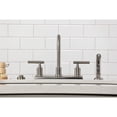 thumbnail image 3 of Kingston Brass FB2148CML Manhattan Two-Handle 2-Hole 8" Centerset Kitchen Faucet in Brushed Nickel, 3 of 7