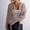 Pink, variant on VISALY Cropped Cardigan Open Front Cardigan Tie Front Cropped Cardigan Sweaters for Women Crew Neck Long Sleeve Knit Bow Tie Trendy Sweater Tops Chunky Cardigan Sweaters Cardigan Sweaters Beige L