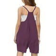 thumbnail image 5 of Nskgu Girls Summer Sleeveless Casual Romper Spaghetti Strap Shorts Jumpsuit with Pockets, 5 of 7