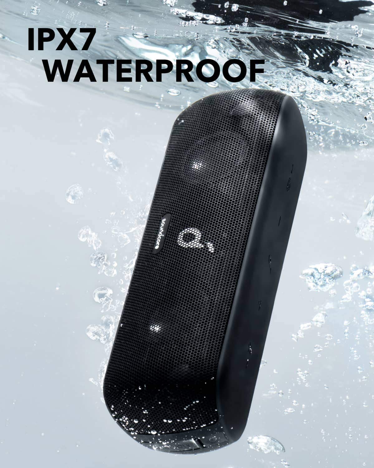 Soundcore Motion+ Wireless Bluetooth Speaker with Hi-Res 30W Audio,Waterproof, App Control (Black) - image 5 of 8