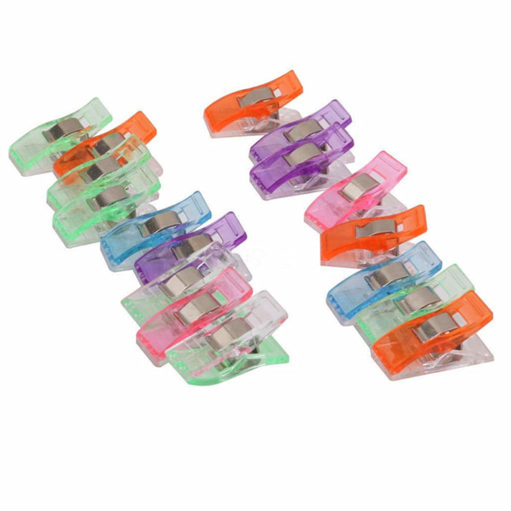 20/50/100pcs Wonder Clover Clips Fabric Quilting Craft Sewing Knit Crochet Mixed 