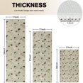 thumbnail image 4 of Beige Leaf Butterfly Pattern Kitchen Rugs Sets Of 3,Kitchen Runner Rugs Non Skid Washable,Decorative Kitchen Floor Mats for Kitchen,Sink,Laundry,17"x30"+ 17"x47" + 17"x59", 4 of 6