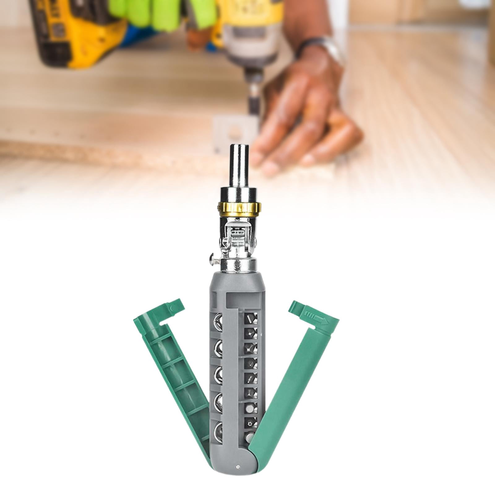 Gazechimp 14 in 1 Ratchet Screwdriver Set Easy Storage Multifunctional Screwdriver Set