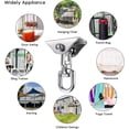 thumbnail image 5 of Innovative Ceiling Hook With 304 Stainless Steel 500kg Capacity 360 Rotation,with 4 Fixing Screws, 5 of 5