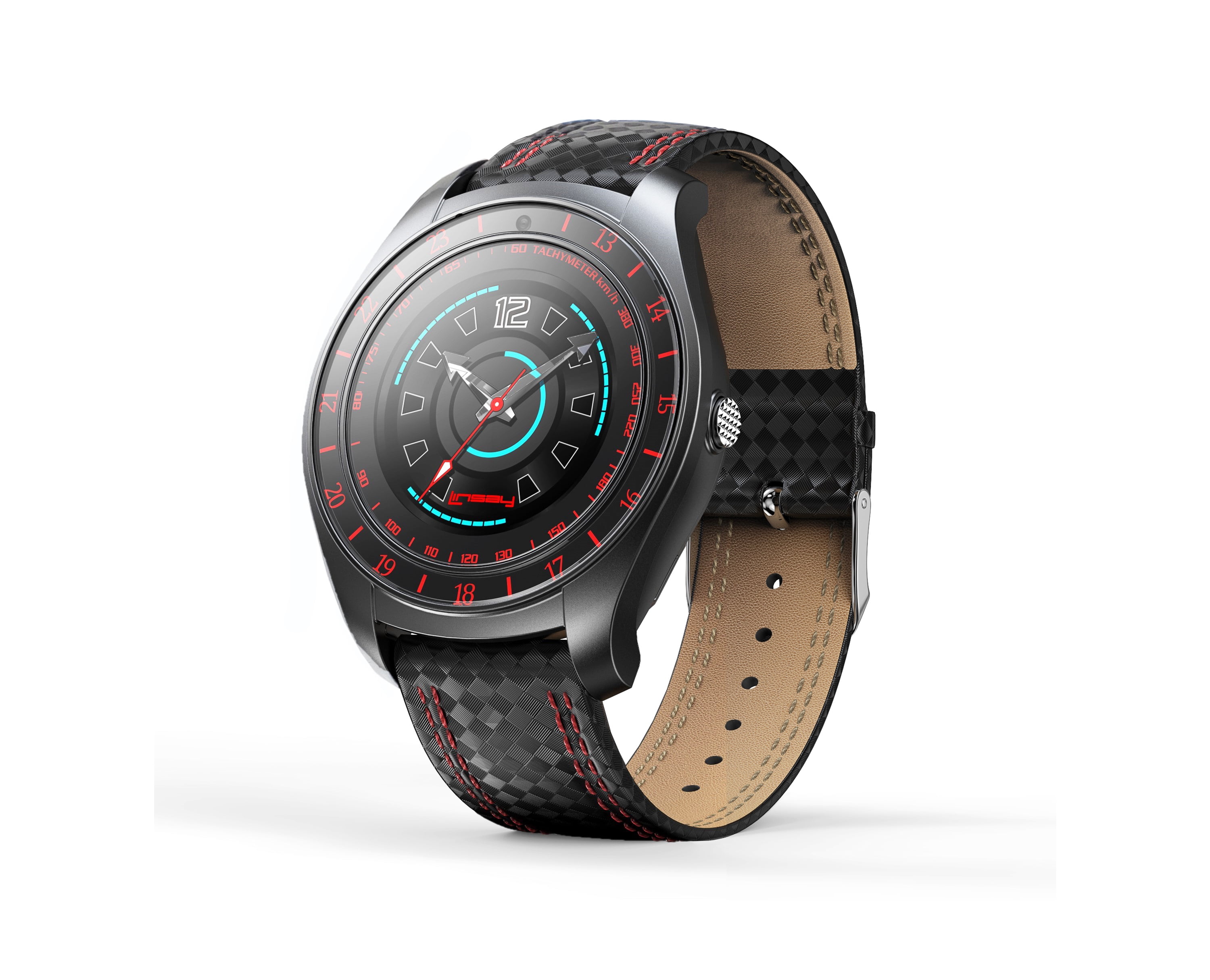 linsay 1.5 executive smartwatch with google assistant