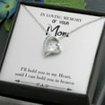 thumbnail image 3 of À Maman Message Souvenir Te Tenir dans le Ciel Blanc pour Toujours Collier w Message Carte, 3 of 7