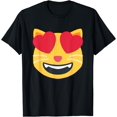 thumbnail image 1 of Emoticon Smiling Cat Face T-Shirt - As Picture - 2XL, 1 of 2