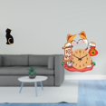 thumbnail image 2 of Estatua de gato, figura de resina, adorno coleccionable, escultura de animal para entrada, estantería, sala de estar, dormitorio, reloj de pared, sile, 2 of 8