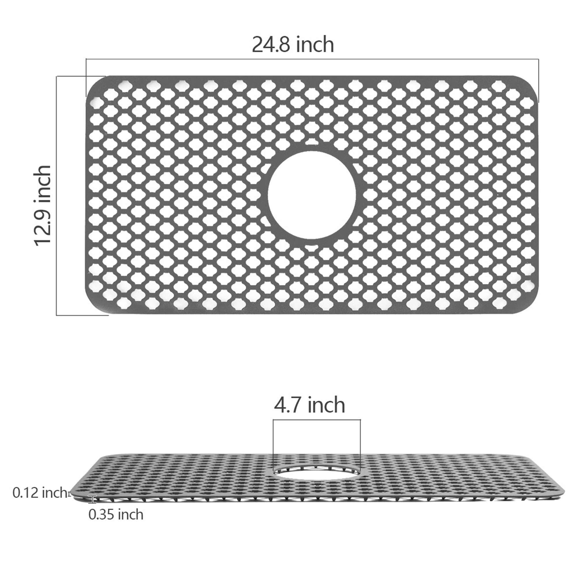 Deago Silicone Sink Mat 25 x13