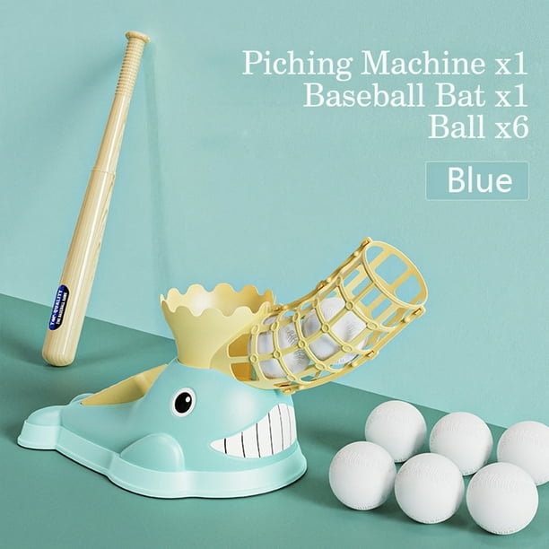 Goory Kids Training Launcher Baseball Pitching Machine Interaction