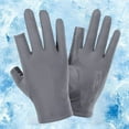 thumbnail image 3 of Gants de Protection Sans Doigts UPF 50 en Silicone Matériau de Filament pour Pêche Conduite Kayak Sports Extérieurs, 3 of 4