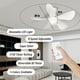 thumbnail image 2 of Vagizm Ventilador de Techo de 30 Pulgadas con Luz LED, Montaje Empotrado, Moderno, Interior, 2 of 7
