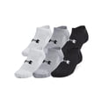 thumbnail image 1 of Calcetines Under Armour Training Cotton No Show, paquete de 6 unidades, acero/blanco/negro, 1 of 4