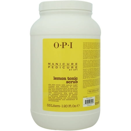 OPI Manicure Pedicure Lemon Tonic Scrub, 120 fl oz