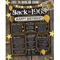 thumbnail image 6 of 60th Birthday Party Decorations for 60th Birthday (Sixty) - Remembering The Year 1965 - Party Supplies - Gifts for Men and Women Turning 60 - Back In 1965 Birthday Card 11x14 Unframed Print, 6 of 8