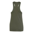 thumbnail image 3 of BELLA + CANVAS - Women's Jersey Racerback Tank - 6008 - Military Green - Size: M, 3 of 5