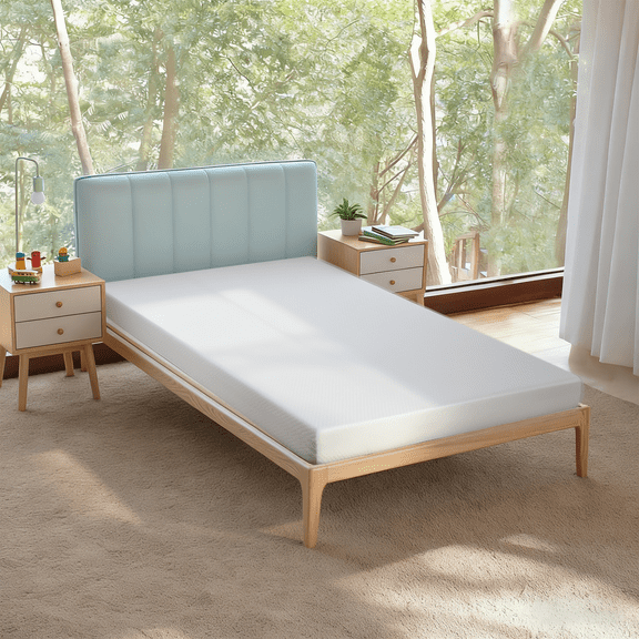 Dkelincs 5 inch Gel Memory Foam Full Size Mattress in a Box for Cool Sleep & Pressure Relief, White