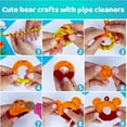 thumbnail image 2 of 200 PCS Pipe Cleaners, Multi-Colored Pipe Cleaners for Crafts, Rainbow Chenille Stems, Craft Supplies for Arts, Crafts, DIY and Decorations, 2 of 6