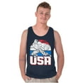 thumbnail image 5 of Street Fighter American Guile USA Tank Top Sleeveless Tee Men Brisco Brands X, 5 of 6
