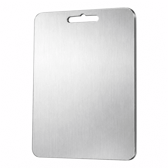 TWEJMZU 304 Stainless Steel 11.4 x 7.9 inch Cutting Board with Hanging Hole