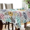 thumbnail image 4 of Cute Easter Eggs Fabric Square Tablecloth - Waterproof and Wrinkle-Resistant Table Cloth 60x60 Inch Table Cover for Indoor & Outdoor Dining House Decor, 4 of 7
